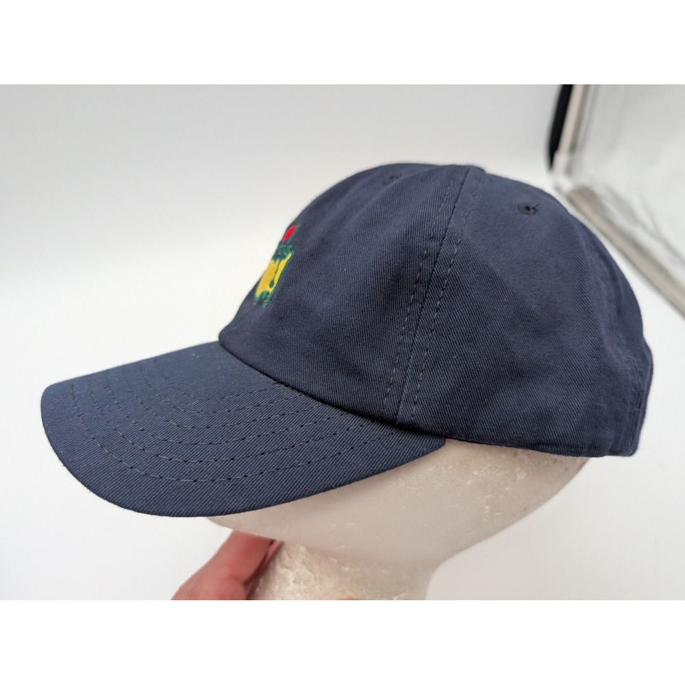 Masters Tournament Golf Hat Navy Blue Cotton Adjustable Strapback Baseball Cap - Picture 3 of 9